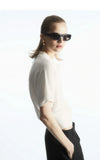 Ethereal New Style Everyday Batsleeve Placket-Neck T-Shirt