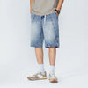 Breezy Band Denim Shorts