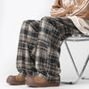 Heritage Plaid Wide-Leg Trousers