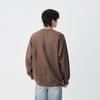 Yıkanmış Bisiklet Yaka Sweatshirt, stil görünüm — Navra Wear