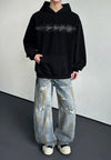 Chic Dark Crystal Heat-Melt Sweatshirt