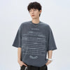 Off-Duty Imprinted Oversize Short Sleeve T-Shirt
