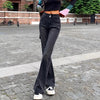 Durable Metro High-Rise Elastic Bell Denim