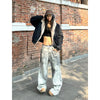 Emo Chic Relaxed Rinse Bell Leg Denim