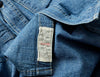 Jean Streetwear Uzun Kollu Gömlek, yakın çekim — Navra Wear