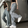 High Waisted Panelled Classic Leg Denim