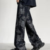 Dragon Pattern Chinese Style Classic Denim