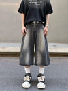 2000s Rivets Rinse Lightning Denim Shorts