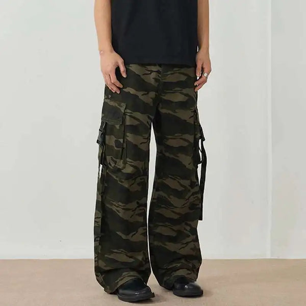 Woodland Military Print Street Pants alternatif görünüm