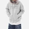 Faux Fur Essential Zip Hoodie