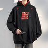 Checkered Mosaic Oversized Dual-Layer Sweatshirt