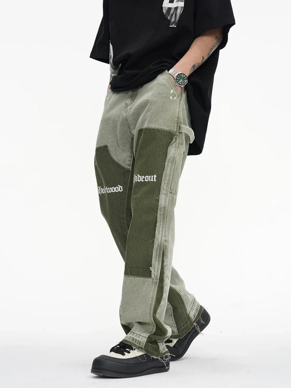 Green Graphic Heritage Faded Bell Denim alternatif görünüm