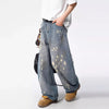 Heritage Spray Painting Denim Rinse Denim