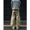 Heritage High-Rise Khaki Utility Denim