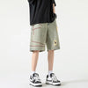 Hardware Splice Ripped Shorts
