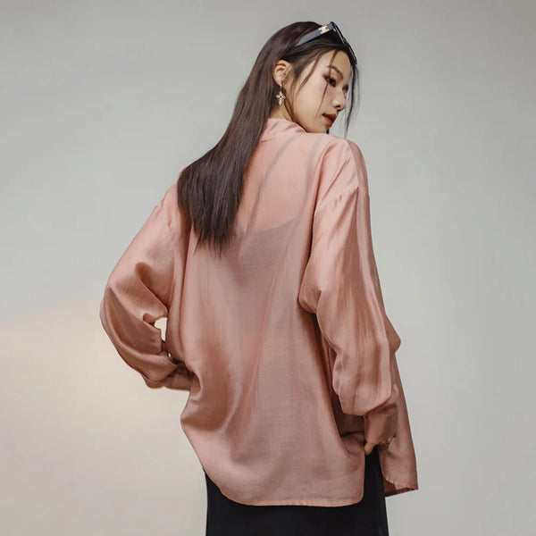 Blush Featherlight Casual Long Sleeve Top alternatif görünüm
