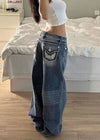 Durable Blue High-Rise Classic Leg Denim