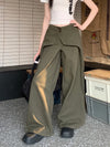 Heritage Army Green Mosaic Relaxed Denim
