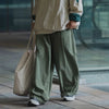 Vintage Wide Leg Pantolon, yakın çekim — Navra Wear