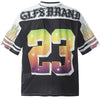 Soft Nostalgia Mesh Jersey Visual Print Sport T-Shirt