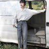 White K-Style Oversized Womens Top