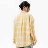 Sunny Plaid Cotton Stylish Blouse