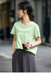 Thread-Work Warm-Season Cotton Blend Women T-Shirt