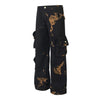 2000s Chic Luxury Heritage Batik Utility Denim