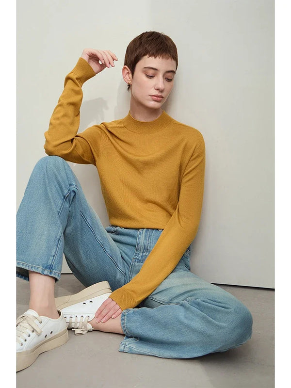 Minimalist Cotton Denim Bell Leg Denim alternatif görünüm