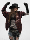 Crimson Air Zip Hood Sweatshirt