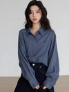Wa-Plaid Vintage Oversized Blouse