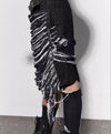 Metro 2000s Heritage High-Rise Black Denim Shorts