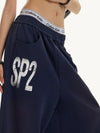 Bol Kesim Hip-Hop Baskılı Jogger, yan görünüm — Navra Wear