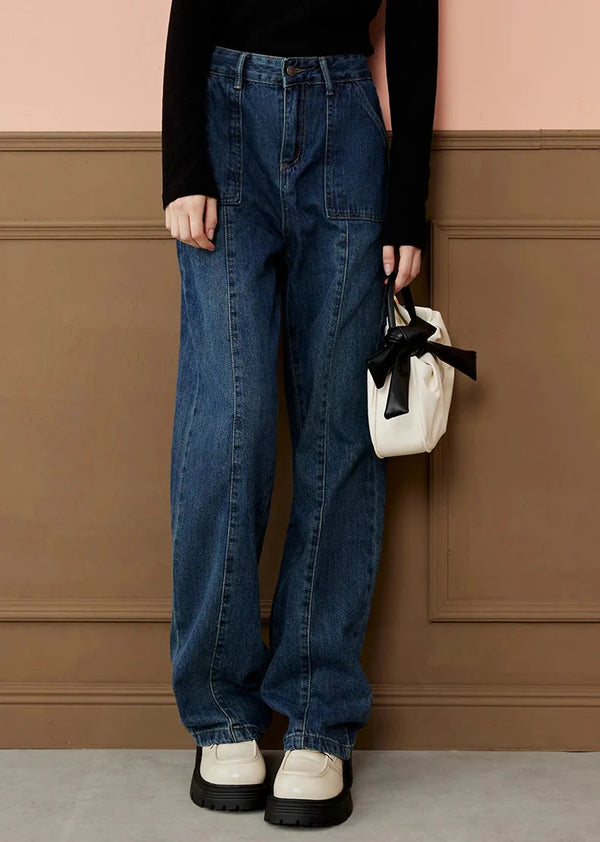 Chic High-Rise With Narrow Classic Leg Denim alternatif görünüm