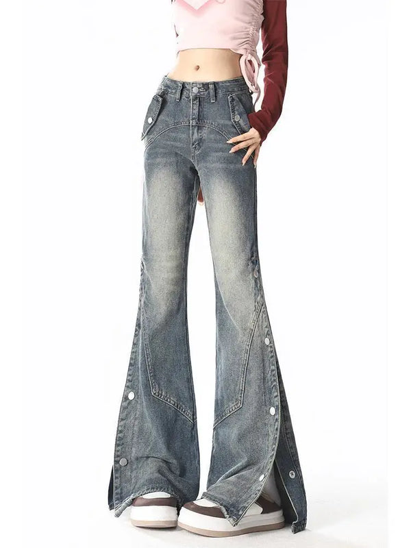 Spicy Girl High Waisted Bell Denim