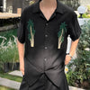 Warm Panel Lapel Short Sleeve Top
