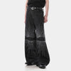 Stitched Relaxed Western Style Classic Denim