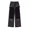Vintage Baggy Jean Pantolon, yakın çekim — Navra Wear