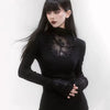 Yedinas Black Obsidian Cross Illustrated T-Shirt