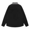 Letter Stitch Contrast Block Long Shirt