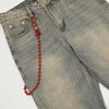 Cozy Heritage Red Link Pendant Denim