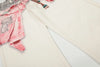Versatile High Street With Scarf Bell Leg Denim