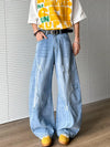 Work & Play Torn Blue Relaxed Stacked Denim