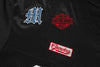 Effortless Mesh Fragment Stitch-Craft Jersey T-Shirt