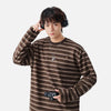 Insulated Everyday Line-Pattern Long Sleeve T-Shirt