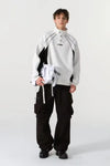 Funnel Neck Long Sleeve Street Top