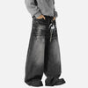 Heritage Lightning Pattern Relaxed Relaxed Denim