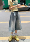 Timeless Wide Leg Relaxed Denim Shorts