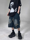 Heritage Stellar Fringe Denim Shorts