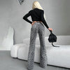 Wild Print High-Rise Classic Denim